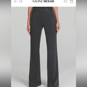NWT Nadine merabi kira black pants